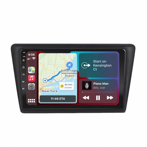 Radio Coche 2 DIN con Carplay Inalámbrico y Android Auto