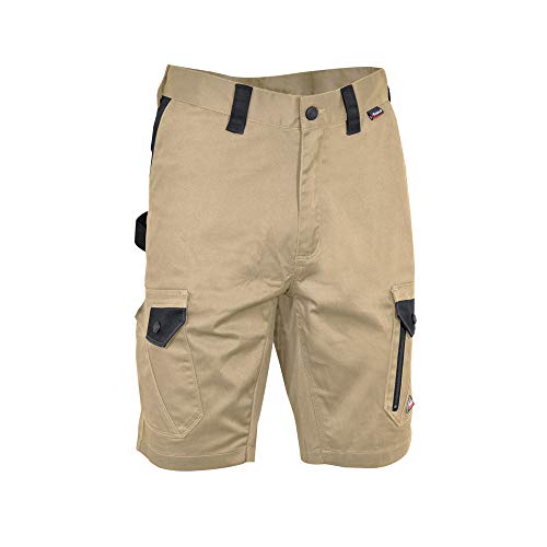 Cofra V619-0-00.Z54 Kediri - Pantaloncini, Colore: Cachi, Taglia 54