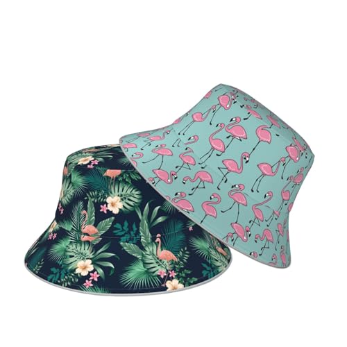 Bucket Hat Hat Reversible Fisherman Hats Double Sided Wearing Women Men