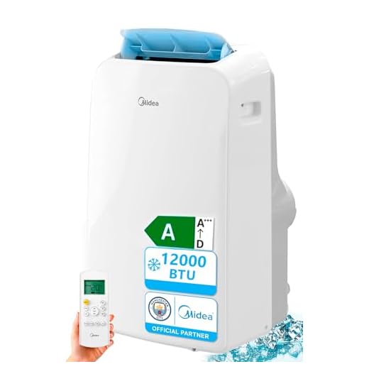 MIDEA Pingüino aire acondicionado portátil 3000 frigorías - Climatizador portátil frío silencioso 3500 W - Enfriador bomba de frío air cooler - 3 velocidades con kit de ventana y control remoto