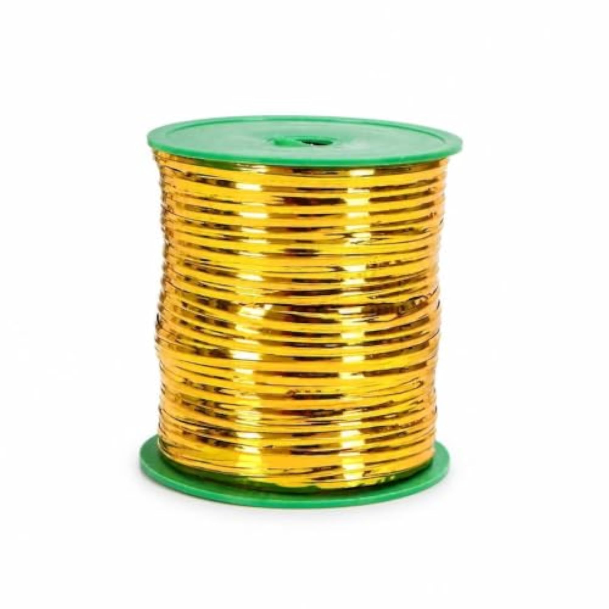 Gold Metallic Twist Ties for Gift Packaging, 300 Yards Roll