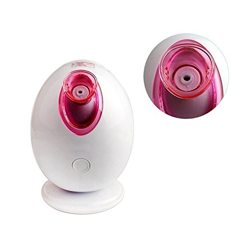 Hann Nano Facial Steamer Cool Moisture Handy Spray Eyelash Extensions Cleaning Pores Water SPA Moisturizing & Hydrating Face Sprayer USB Rechargeable Mini Beauty Device - White