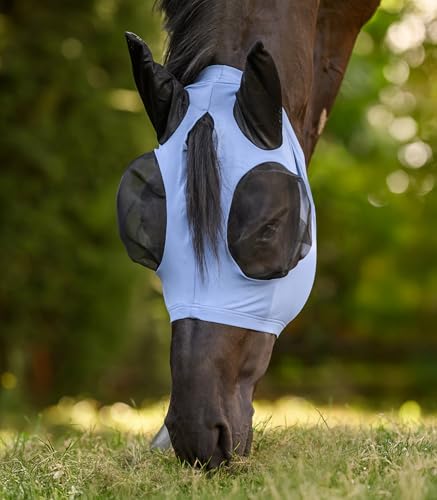 Masque anti-mouches Puck Flex pour protéger les chevaux au paddock VB - 5