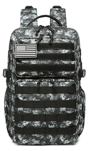 Image of Wotony Military Tactical Backpack for Men Waterproof Daypack 3 Day Assault Pack Molle Bag with Water Bottle Holder