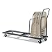 Alera Chair and Table Cart, 20-3/4w x 50-5/8d to 75-3/8d, Black