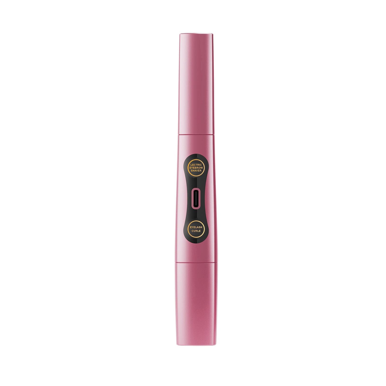 Piegaciglia Elettrico Riscaldato Piega Ciglia Donna Con Pettine Incorporato Usb Ricaricabile Electric Eyelash Curler with Brush with Comb Rifinitore Sopracciglia 2 In 1 (pink)