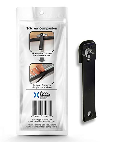 T-Screw Companion - No Measuring Needed to Mark Security Hanging Hardware T-Screw Location on Walls