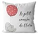 SB13 Coussin"Lapin Ballon" personnalisé, coussin de sieste, coussin maternelle, coussin enfant, oreiller de sieste, oreiller maternelle, déco, oreiller"le petit coussin de" prénom lapin