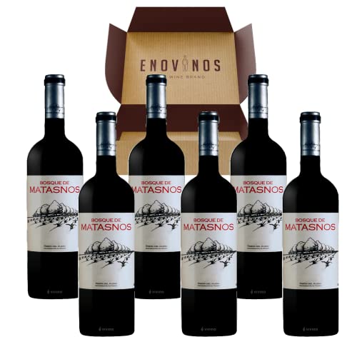 Vino Bosque de Matasnos - 6 x Botella de Vino Tinto 75 cl - Ribera del Duero - Envío 24H - Mejor Selección ENOVINOS