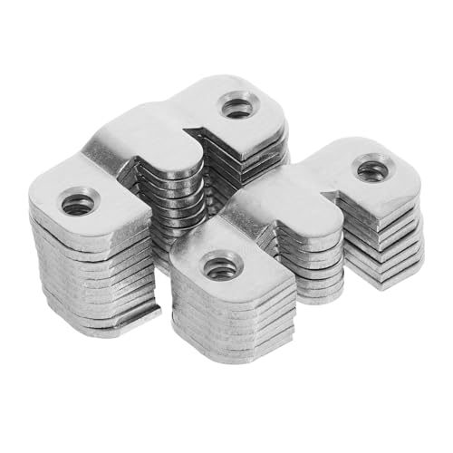 Image of 20pcs Heavy Duty Interlocking Flush Mount Bracket for Secure Picture Hanging Wall Mount Hardware for Art Frames Mirrors