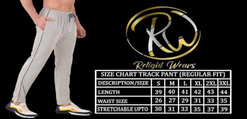 Image of Cotton Track Pant for Men | Lower for Man | Comfortable Lower Men with Zip Pocket for Gym, Sports & Casual Wear