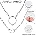 Hobbspring 1pc Ring Holder Necklace 19.88 inch Stainless Steel Twisted Chain Ring Holder Necklaces Stainless Steel Color Ring Keeper Necklace with Double Heart Clasps for Wife Nurse Ladies Gift