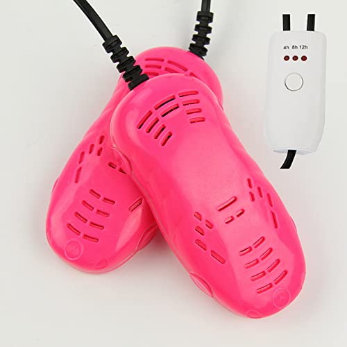Sèche-chaussures intelligent déodorant synchronisation dispositif de séchage de chaussures coaxial chaud cuisson sèche-chaussures étudiant dortoir ménage hiver enfants-Rose red U.S. regulations Cover