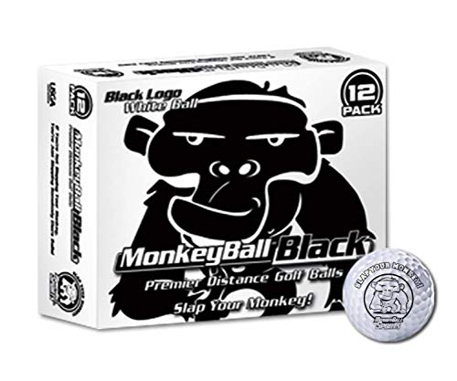 Our Golf Ball is The Monkeyball, Our Logo is Slap Your Monkey! | Funny Golf Balls for Your Favorite Vice | White Elephant Playable Golf Balls for Men & Women | Krank It