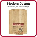 GoodCook Bamboo Cutting Board, 10-inch by 14-inch, Brown, Medium (10102)