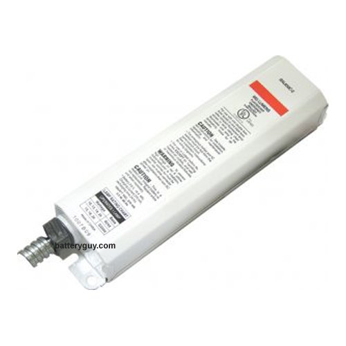 BatteryGuy AM-18 replacement Fluorescent Emergency Ballast (650 lumen output, 2 Pin) with LED test switch & AC Ourtput & Time delay enhancement - BatteryGuy brand equivalent