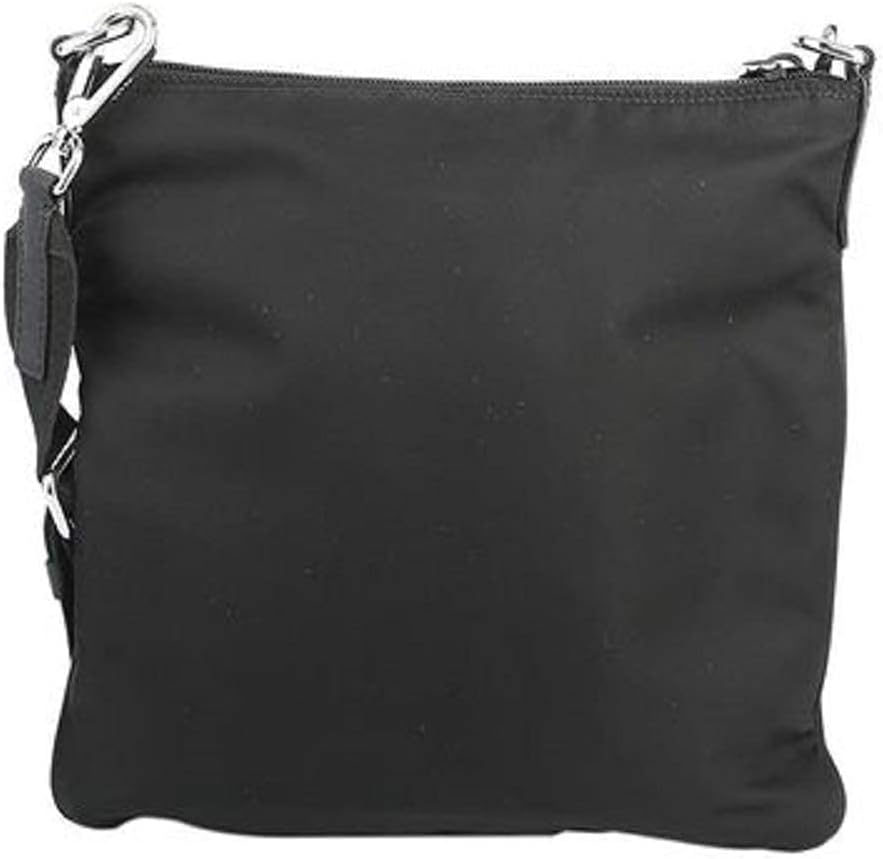 Prada Unisex Medium Black Tessuto Nylon Messenger Crossbody Handbag - Image 5