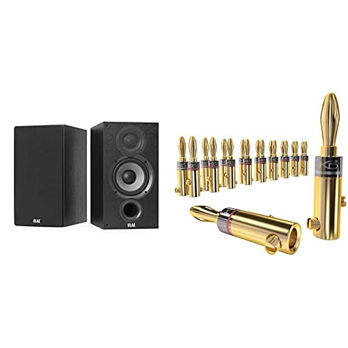Elac Debut B5.2 Enceinte Noir dekor & KabelDirekt Fiche Banane de 4mm² (10 Paires, Convient pour Le raccordement de câbles aux boîtiers HiFi, amplificateurs, récepteurs AV, transformateurs de Sortie) - Les Beatles, Paul McCartney, John Lennon, RIngo Starr, George Harrison Elac Debut B5.2 Enceinte Noir dekor & KabelDirekt Fiche Banane de 4mm² (10 Paires, Convient pour Le raccordement de câbles aux boîtiers HiFi, amplificateurs, récepteurs AV, transformateurs de Sortie)