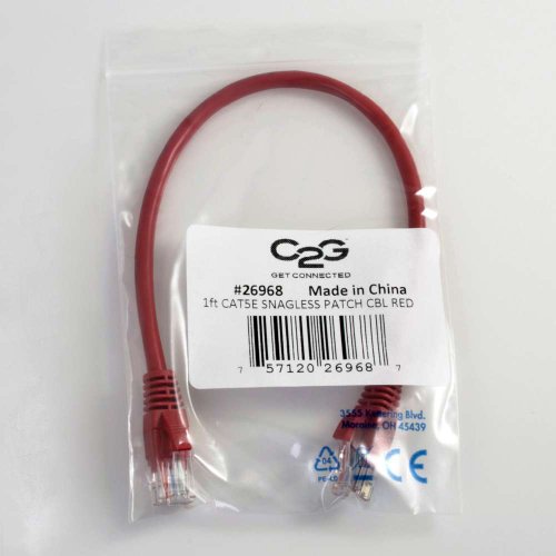 Image of C2G /Cables to Go 00482 Cat5e Snagless Unshielded (UTP) Network Patch Cable
