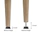 Furniture Levelers- Adjustable felt-bottomed pads for table, chair, and furniture legs-Pack of 8 with durable metal T-nut-Heavy Duty threaded furniture glides- Hardwood floor protectors- leveling feet