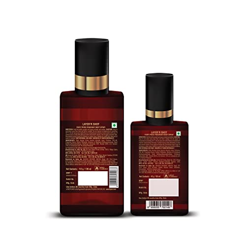 Image of Layer'r Shot Fiery Pride | Long Lasting Body Spray | Combo Pack of 2 for Men | 130ml & 50ml