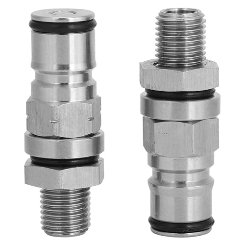 2 Pack Lock Adapter Valves Easy To Use Liquid Valves Suitable For Home Brew Beer Equipment