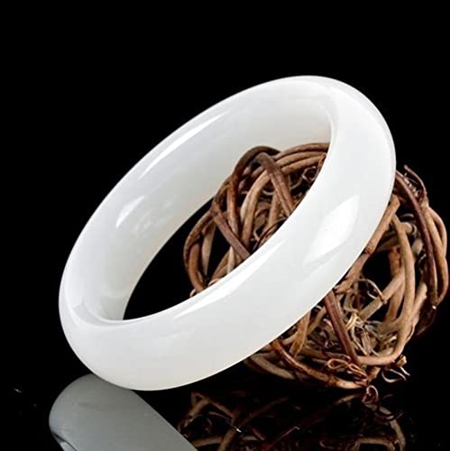 Jade Blanc Naturel de Qualité Supérieure | Bijou Artisanal Main - 3