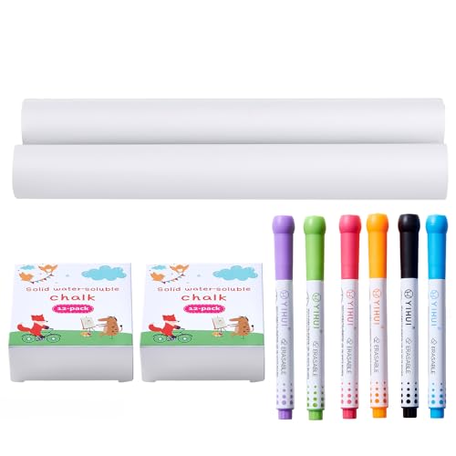 VEVOR Easel Accessory Set 32 PCS Kids Art Easel Painting Kit Including Chalks Dry-Erase Markers & Paper Rolls Art Supplies Set for Standing Easel Painting Kit for Toddlers Boys and Girls