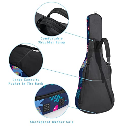 Étui de protection rembourré pour guitare acoustique et classique Motif robot de dessin animé Orange, Multicolore 03… - Les Beatles, Paul McCartney, John Lennon, RIngo Starr, George Harrison Étui de protection rembourré pour guitare acoustique et classique Motif robot de dessin animé Orange, Multicolore 03… – Image 4