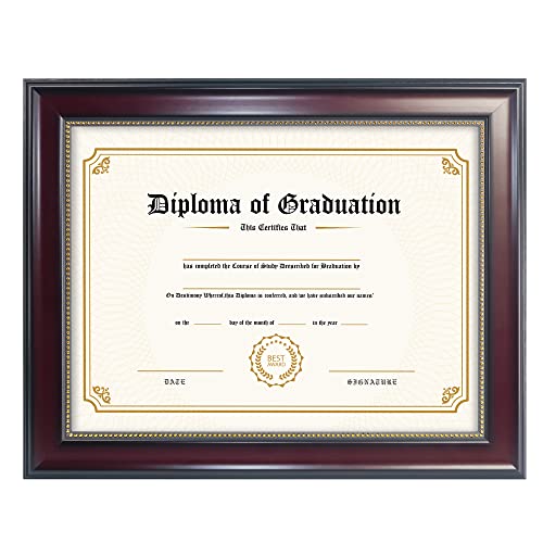 GraduatePro 8.5x11 Diploma Frame, Picture Frame for Wall and Tabl...