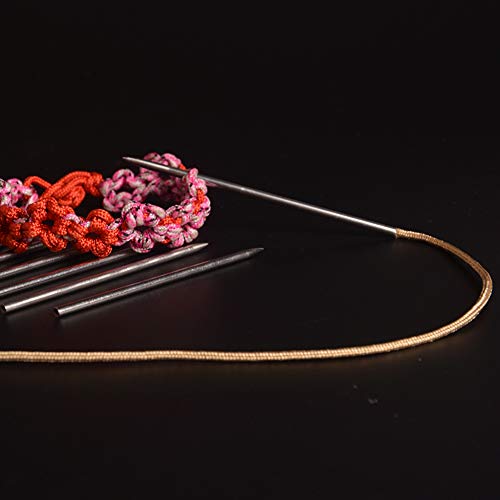 DECDEAL 6 Peças Paracord Conjunto de Costura com Cord Paracord Agulhas de Costura Paracord Ferrament