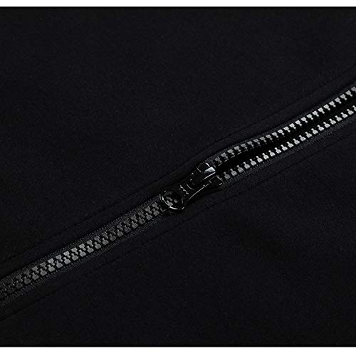 Jiahong Kids Athletic Hoodie Fashion Hooded Sweatshirt Youth Zip Up Hoodies Jacket For Boys And Girls(Black, M) #TOP2