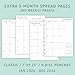 2026 Weekly Planner Refills for Happy Planner Classic Notebook - 9 Discs Punched, Two Pages Per Week, Jan 2026 to Dec 2026, 7