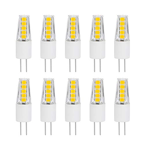 SumVibe G4 LED Bulb 20W, G4 Halogen Bulb Replacement, G4 Bulbs 2 Watt, Bi-Pin Base, AC/DC 12 Volt Warm White 3000K, Non-Dimmable, 10-Pack SumVibe G4 LED Bulb 20W, G4 Halogen Bulb Replacement, G4 Bulbs 2 Watt, Bi-Pin Base, AC/DC 12 Volt Warm White 3000K, Non-Dimmable, 10-Pack