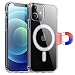 Produktbild Wonantorna Kompatibel mit iPhone 12 Mini Hülle 5,4", Magnetisch Hülle Kompatibel mit Ma g Safe, [200% Fallschutz] TPU+PC Hybrid Schutzhülle Kompatibel mit iPhone 12 Mini -Transparent