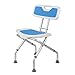 Z-SEAT Tabouret de Douche Portable, avec Dossier + accoudoirs + Chaise de Bain Pliable pour Femmes Enceintes/Seniors/handicapés, 3 dossiers réglables en Hauteur, capacité de Char