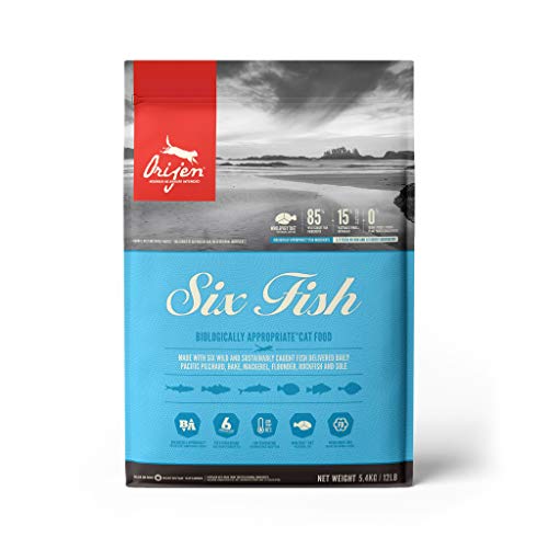 Orijen Six Fish Visvoer Voor Katten, 5,4 kg