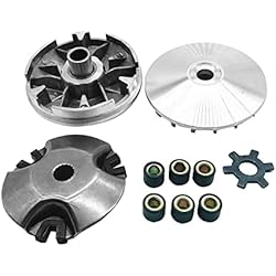 Ventilador Variador Scooter Alnicov Kit completo de variador para JOG Tng Adly Aprilia 50cc 49cc 2 tiempos Scooter Variador Kit de embrague