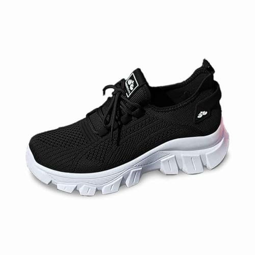 Chaussures de sport semelle épaisse femme pour marcher sans fatigue