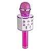 MAX KM01 Draadloze Karaoke Microfoon voor Kinderen met o.a. Bluetooth, Ingebouwde Speakers, Micro SD, USB, Stemvervormer…