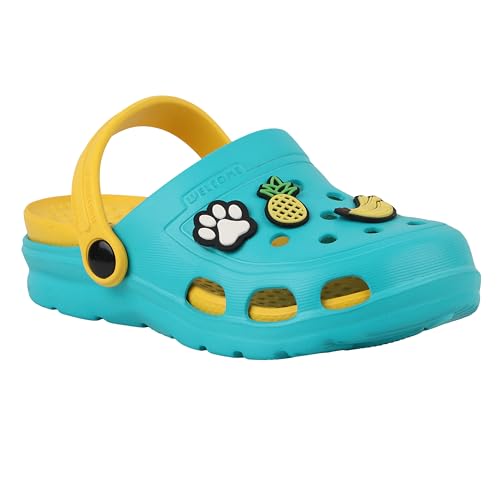 Image of Welcome Casual Slingback Clogs for Kids with Soft Sole | Slip-On Breathable, Lightweight | Comfortable & Durable | Stylish Indoor & Outdoor Sandals Clogs for Kids