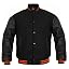 black (orange lining)