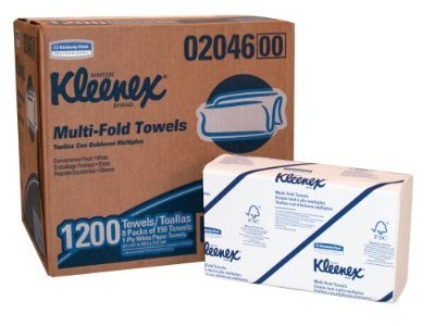 Kleenex Multi-Fold Towels 9.3 " X 9.4 " Box Of 8 Pack White