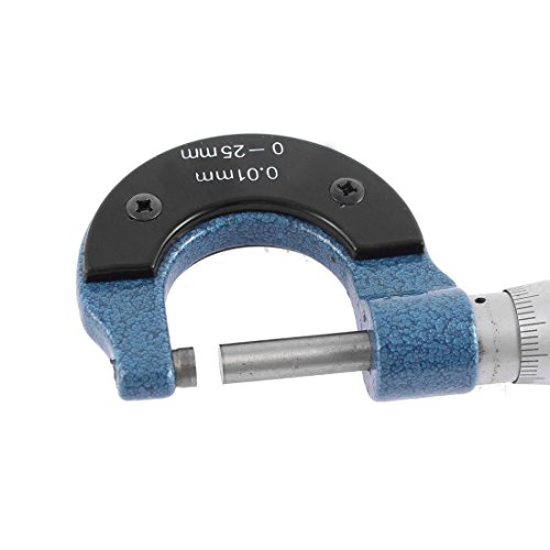 Rannb Micrometer 0-25mm 0.01mm Grad. Outside Micrometer Ratchet Stop High Precision Machinist Tool