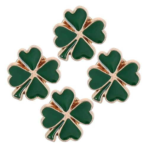 Épingle trèfle à quatre feuilles pour fixer élégamment vos broches et habiller vos vestes