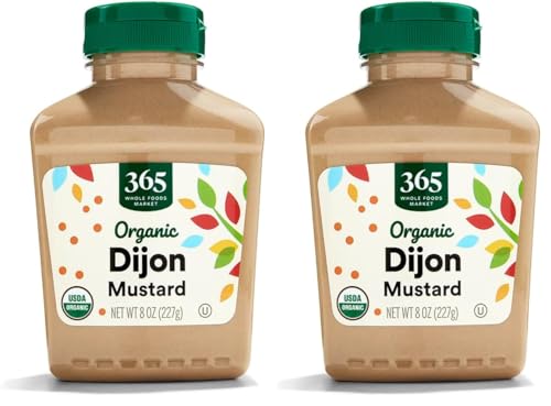 365 by Whole Foods Market, Organic Dijon Mustard, 8 Ounce (Pack of 2)
