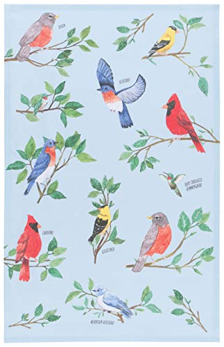 Image of Now Designs Birdsong Printed Kitchen Towel, 18x28 inches