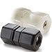 Parker Hannifin P6UC4 Fast & Tite Polypropylene Union Connector Fitting, 3/8