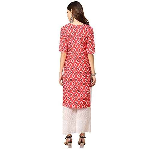 Image of Pinkmint Women's Crepe Digital Print Straight Kurta [Pack of 4]
