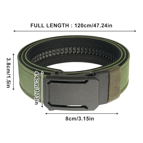 Ceinture en nylon pour hommes avec sangle double couche renforcée - 5